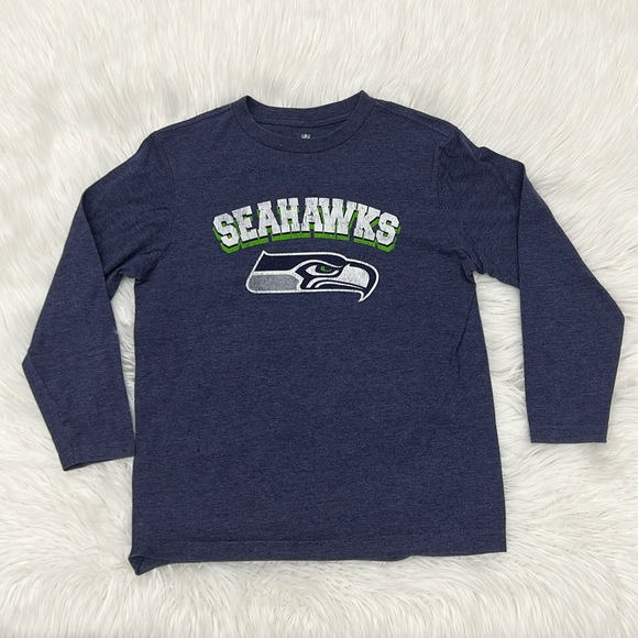 NFL Other - [Stains] 💝 10/$10 💝Seattle SEAHAWKS NFL Long Sleeve Shirt Juniors Size L 10/12